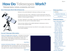 Tablet Screenshot of howdotelescopeswork.com